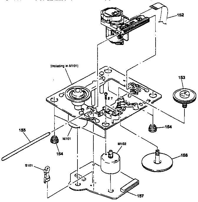 Sony CDP-C435 optical pickup block diagram