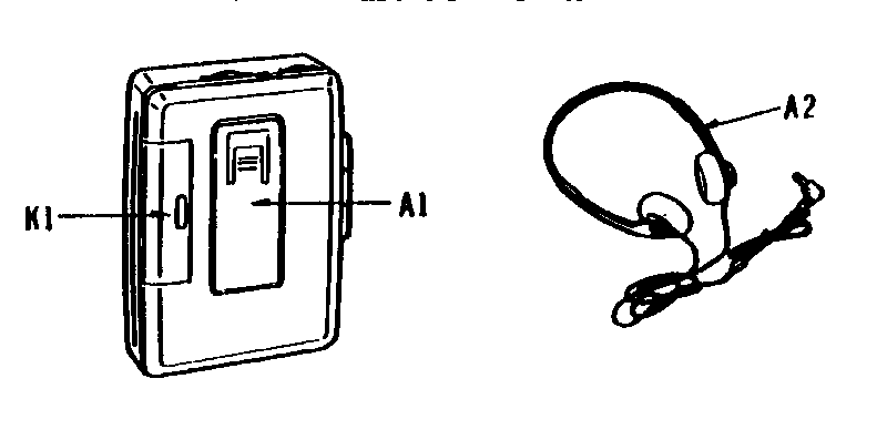 Panasonic RQV60 replacement parts diagram