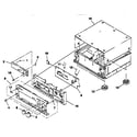 Sony STR-GX800ES cabinet & panel assy diagram