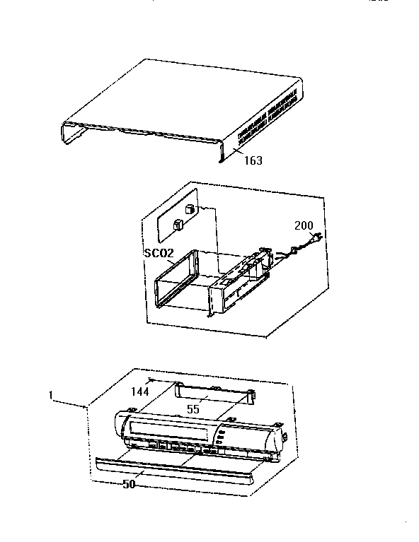 RCA VR504 cabinet parts diagram