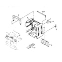 Sony CFD-550 cabinet parts diagram