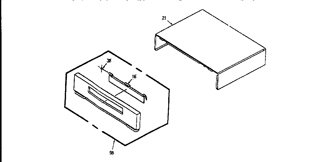 RCA VG4230A cabinet parts diagram