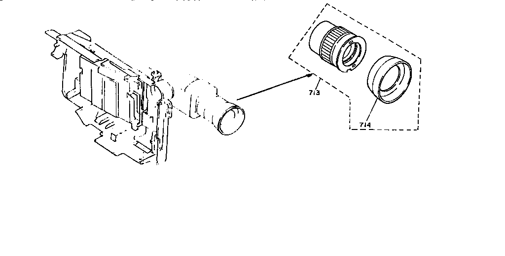 RCA PRO846 evf parts diagram