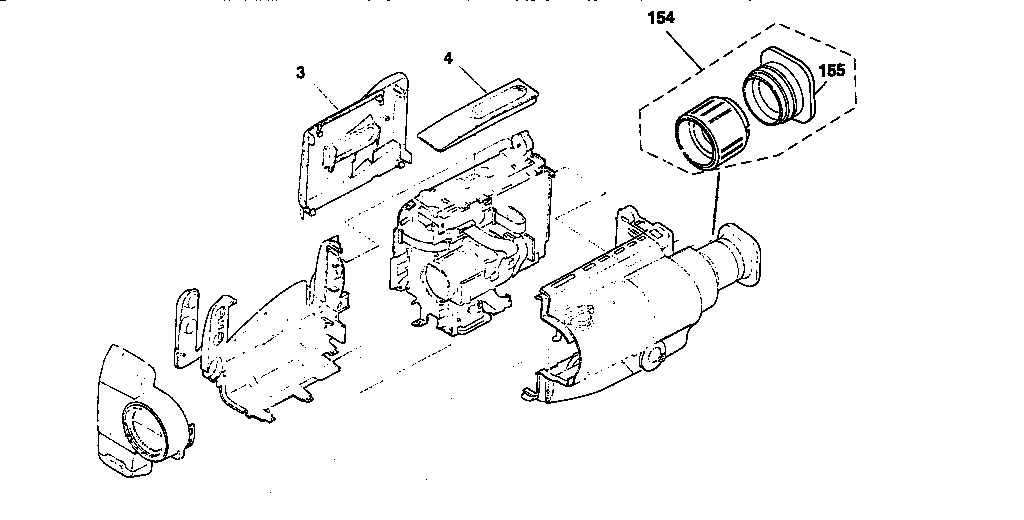 Sony CCD-TR440PK cabinet parts diagram
