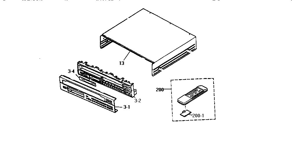 Yamaha CDC-901 cabinet parts diagram