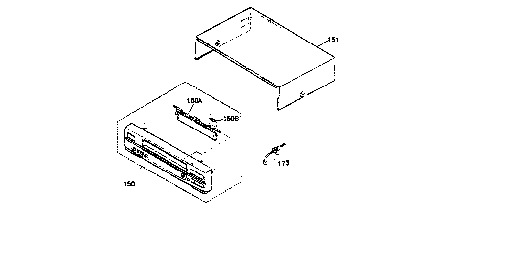 JVC HR-J633U cabinet parts diagram