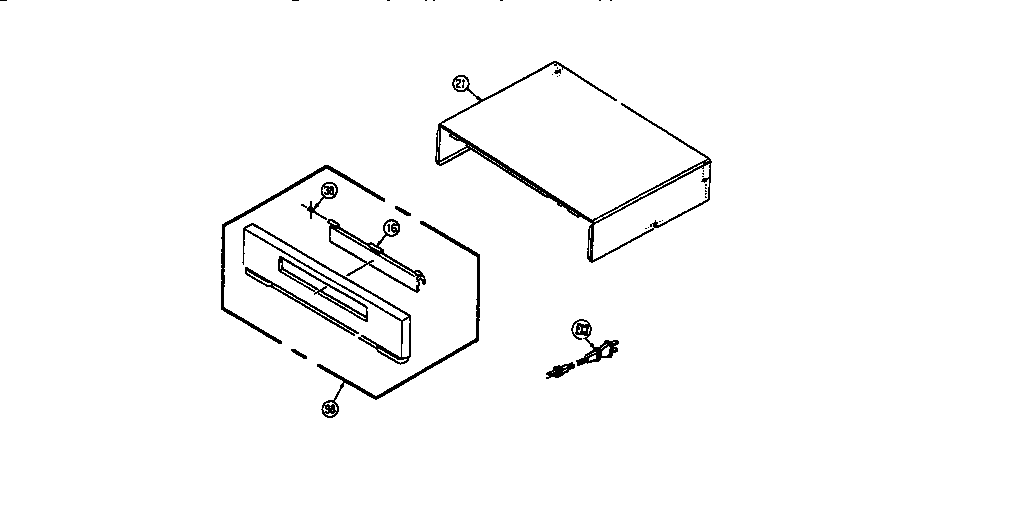 RCA VG4259 cabinet parts diagram