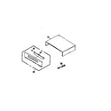 RCA VR619HF cabinet parts diagram