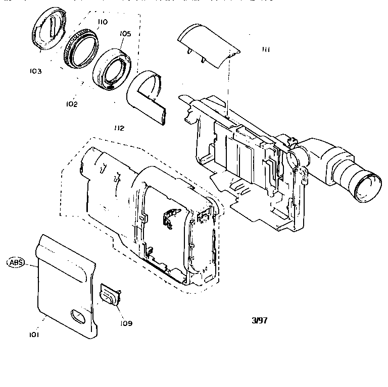 RCA PRO881HB replacement parts diagram