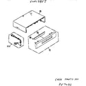 Panasonic PV-7450-K case parts diagram