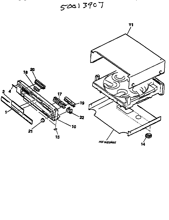 Sony CDP-C360Z cabinet parts diagram