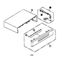 Panasonic PV-8401 cabinet parts diagram