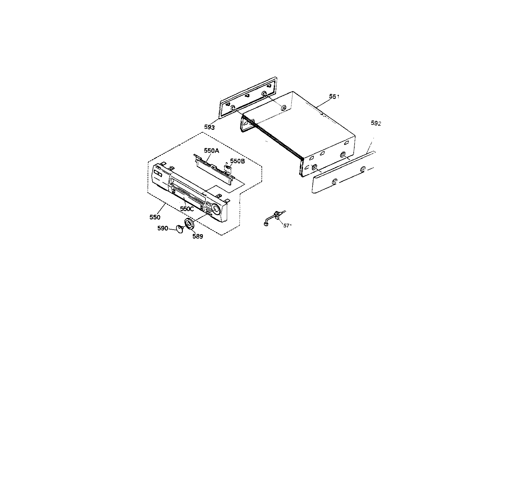 JVC HR-S7500U caninet parts diagram