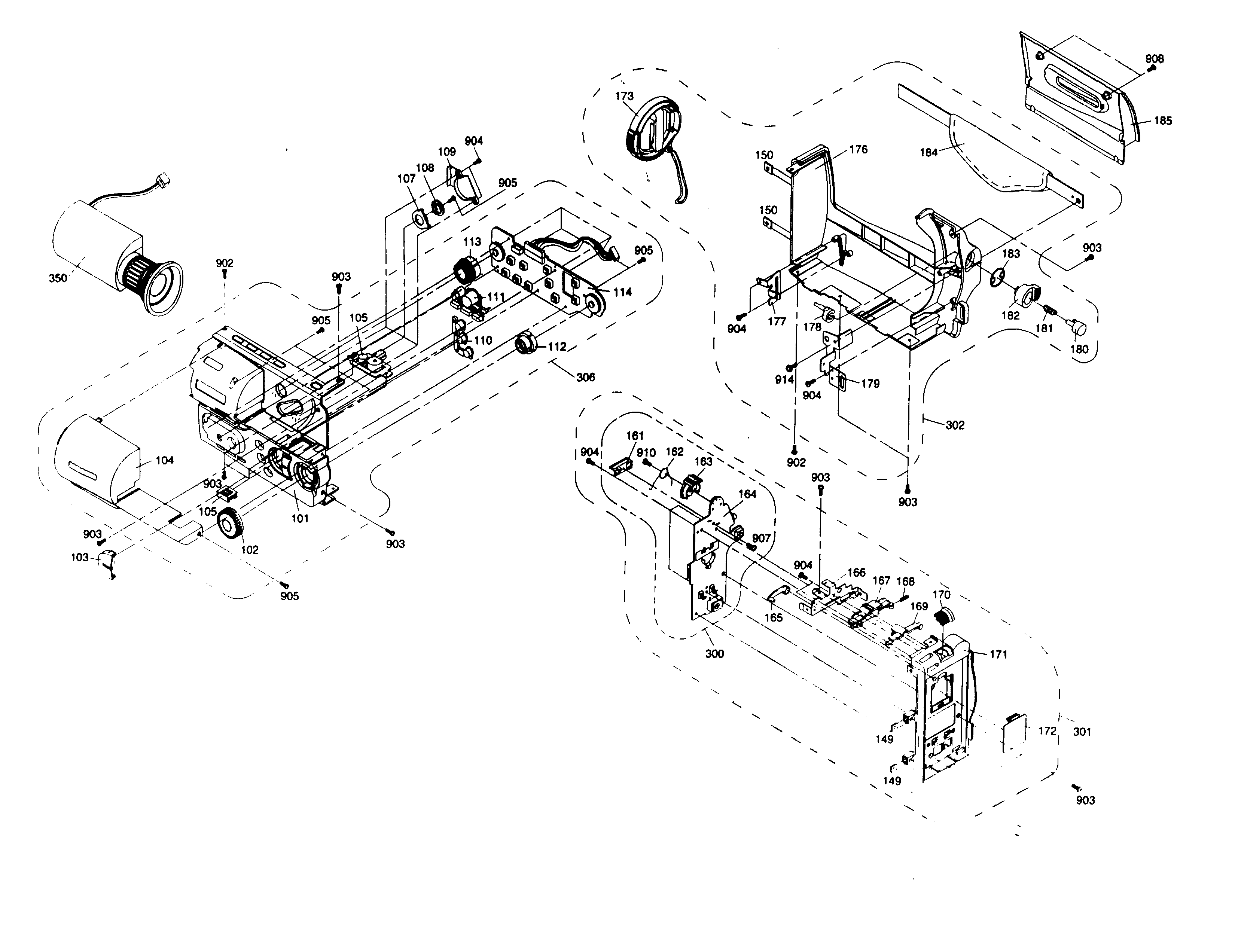 Samsung SCA80 cabinet parts diagram