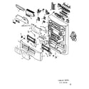 Panasonic SA-AK78 cabinet parts diagram