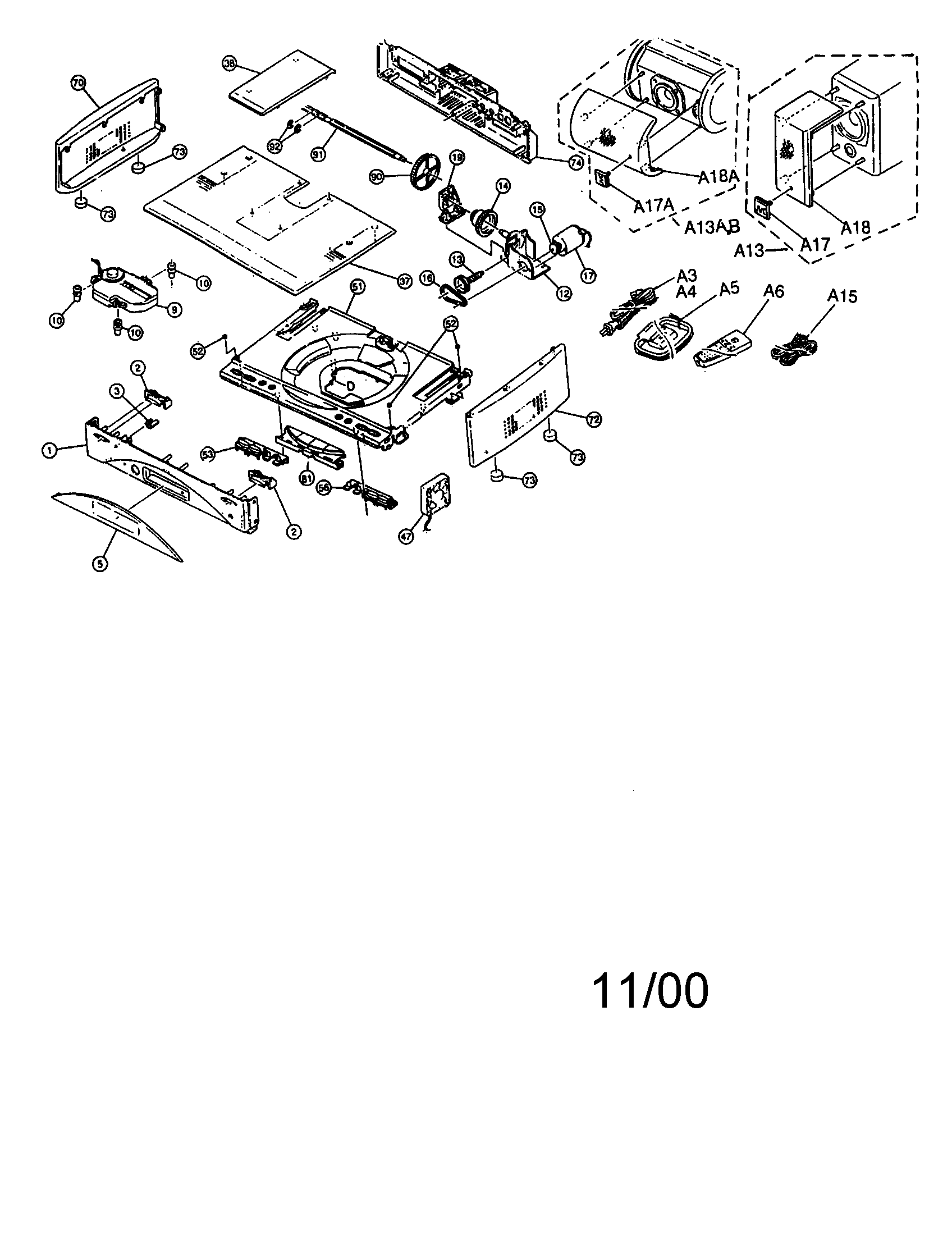 JVC FS-SD9 satellite diagram