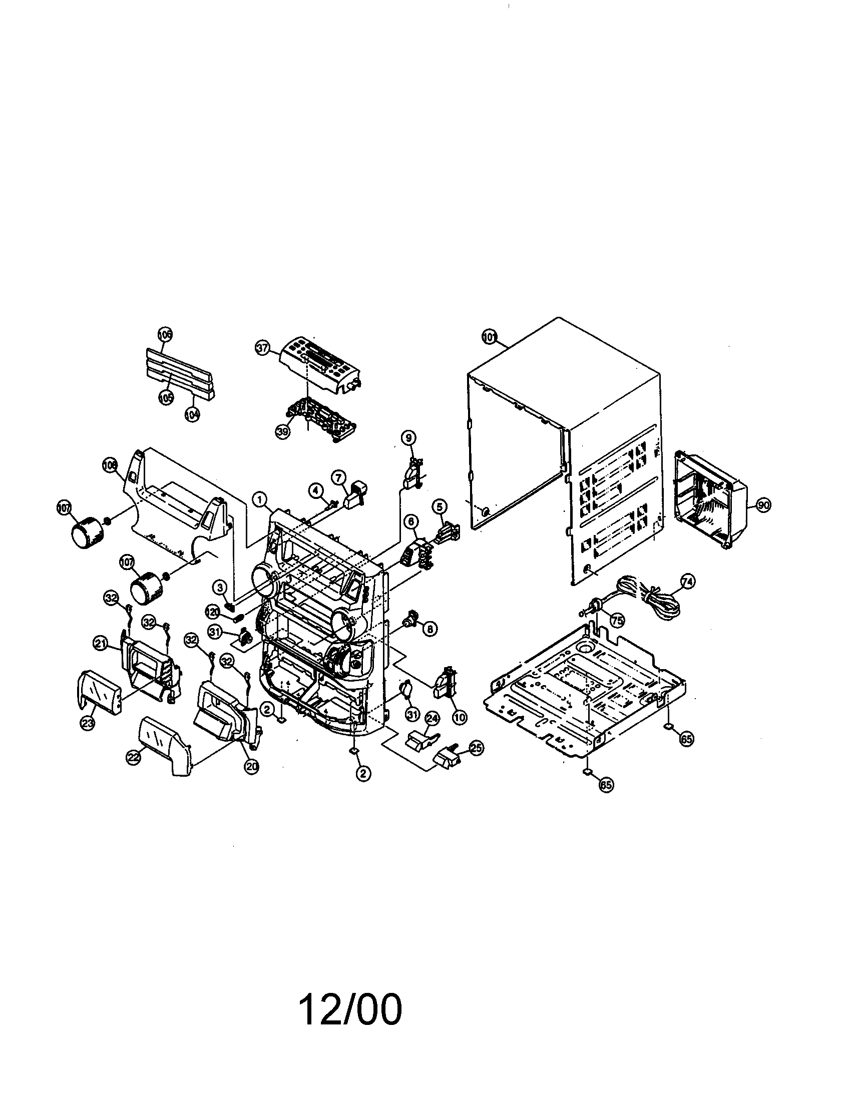 JVC MX-J900 stereo diagram