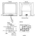 Toshiba 32A40 cabinet parts diagram