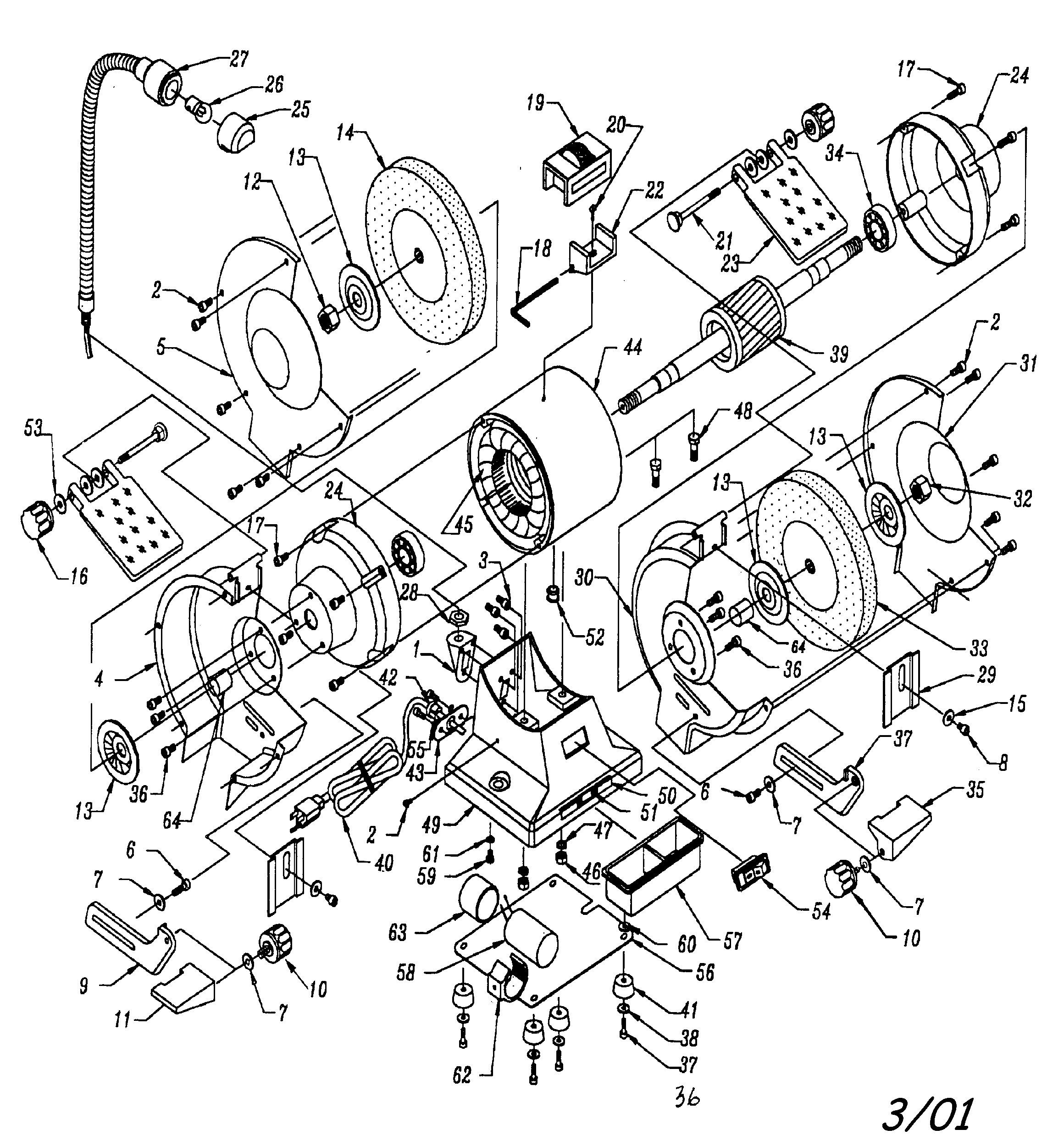 Craftsman 319287080 cabinet parts diagram