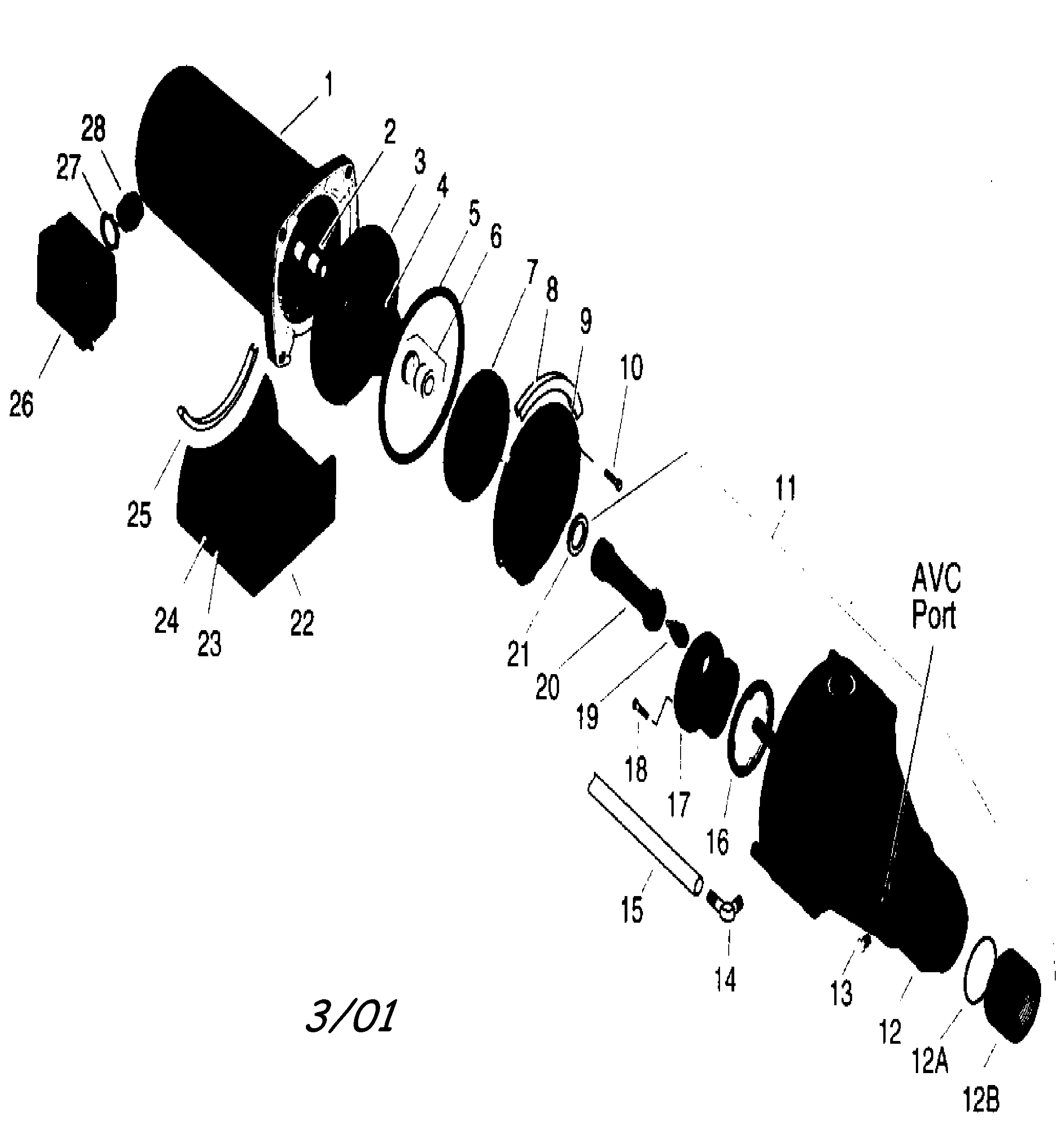 Sta-Rite 390250284 cabinet parts diagram