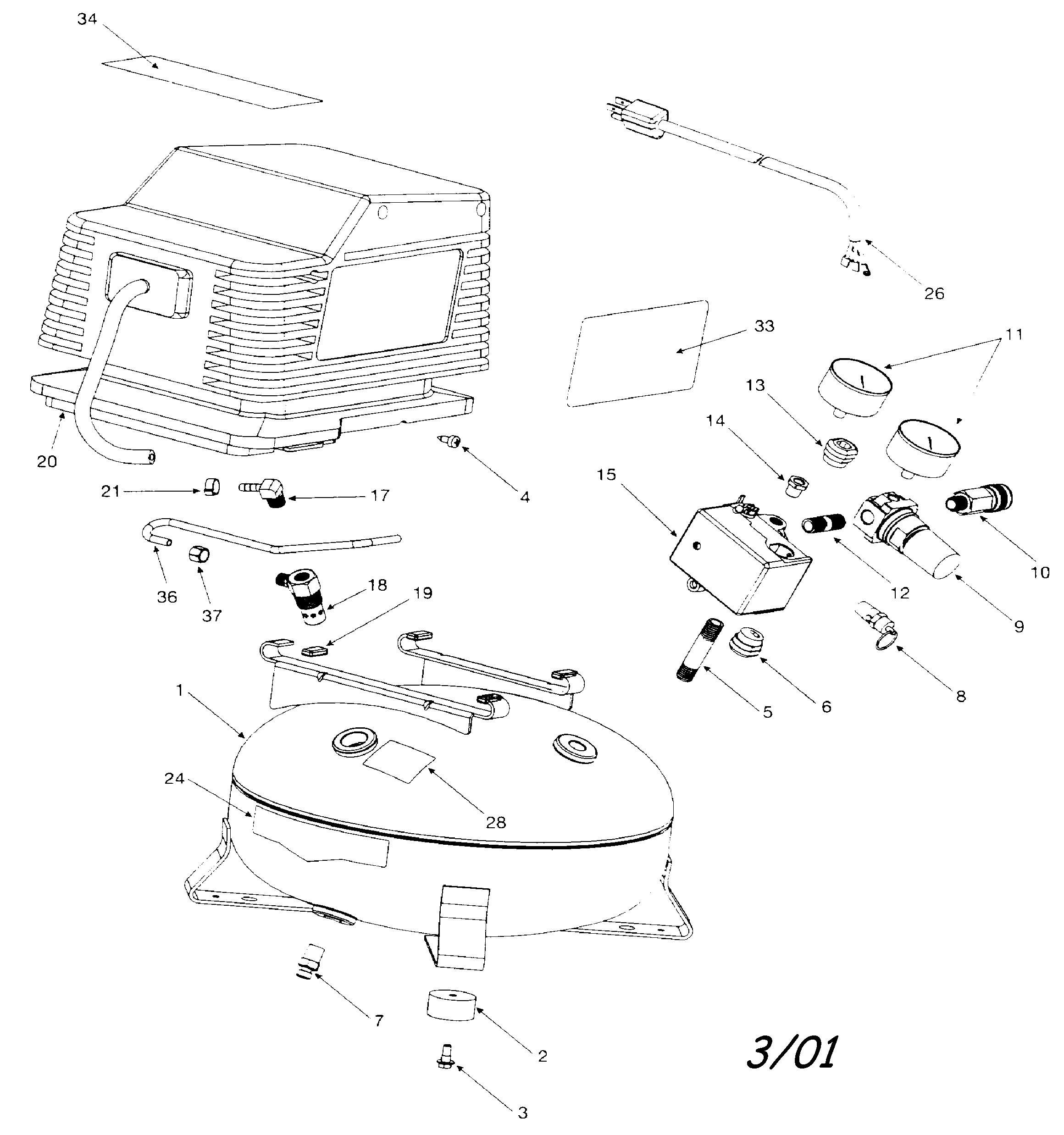 Craftsman 919165240 cabinet parts diagram