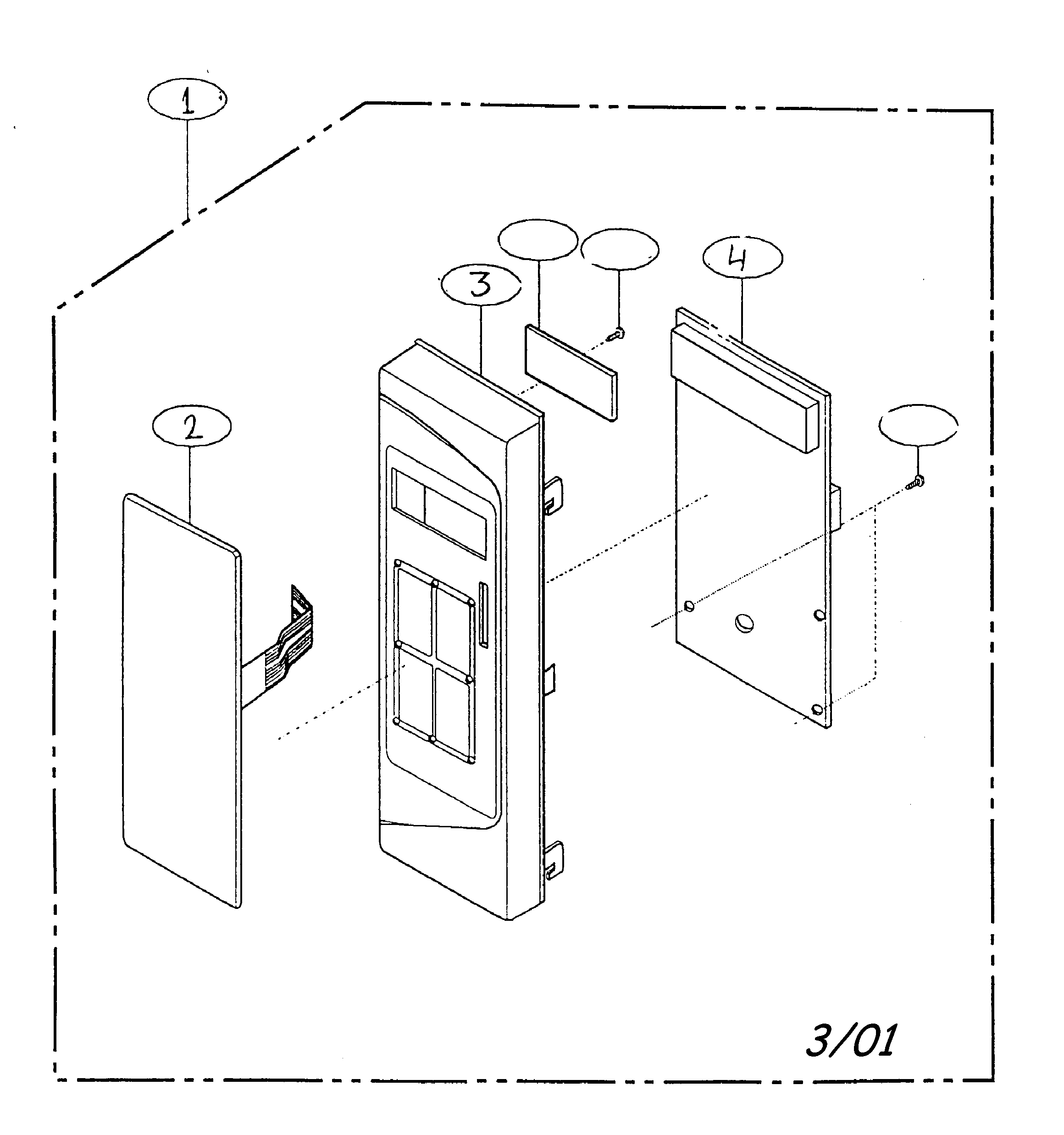 Kenmore 72160282000 control panel diagram