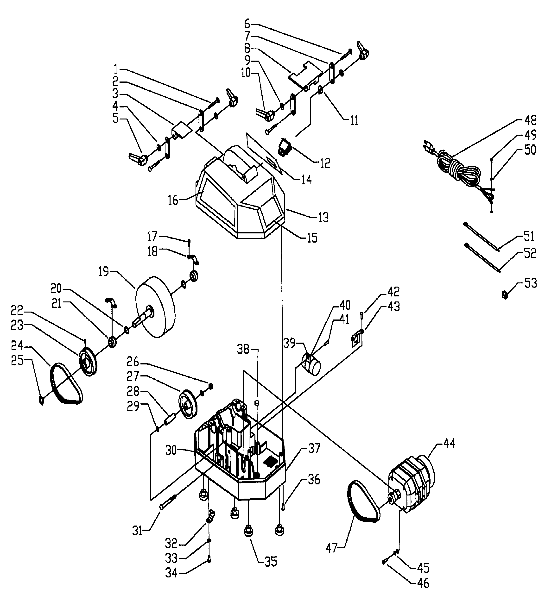Craftsman 152280310 cabinet parts diagram