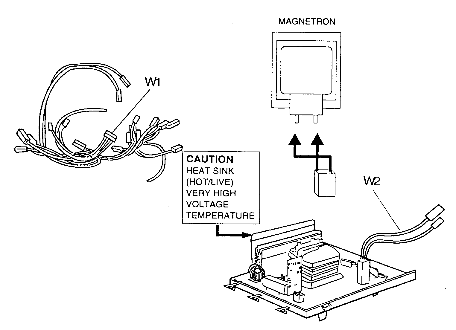 Panasonic NN-S751BF cabinet parts diagram
