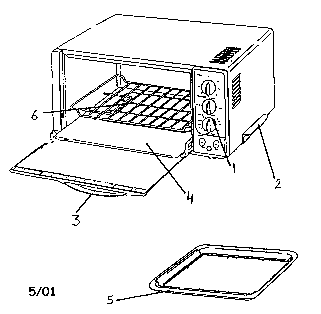 Salton KTES8 cabinet parts diagram
