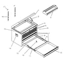 Craftsman 706596140 cabinet parts diagram