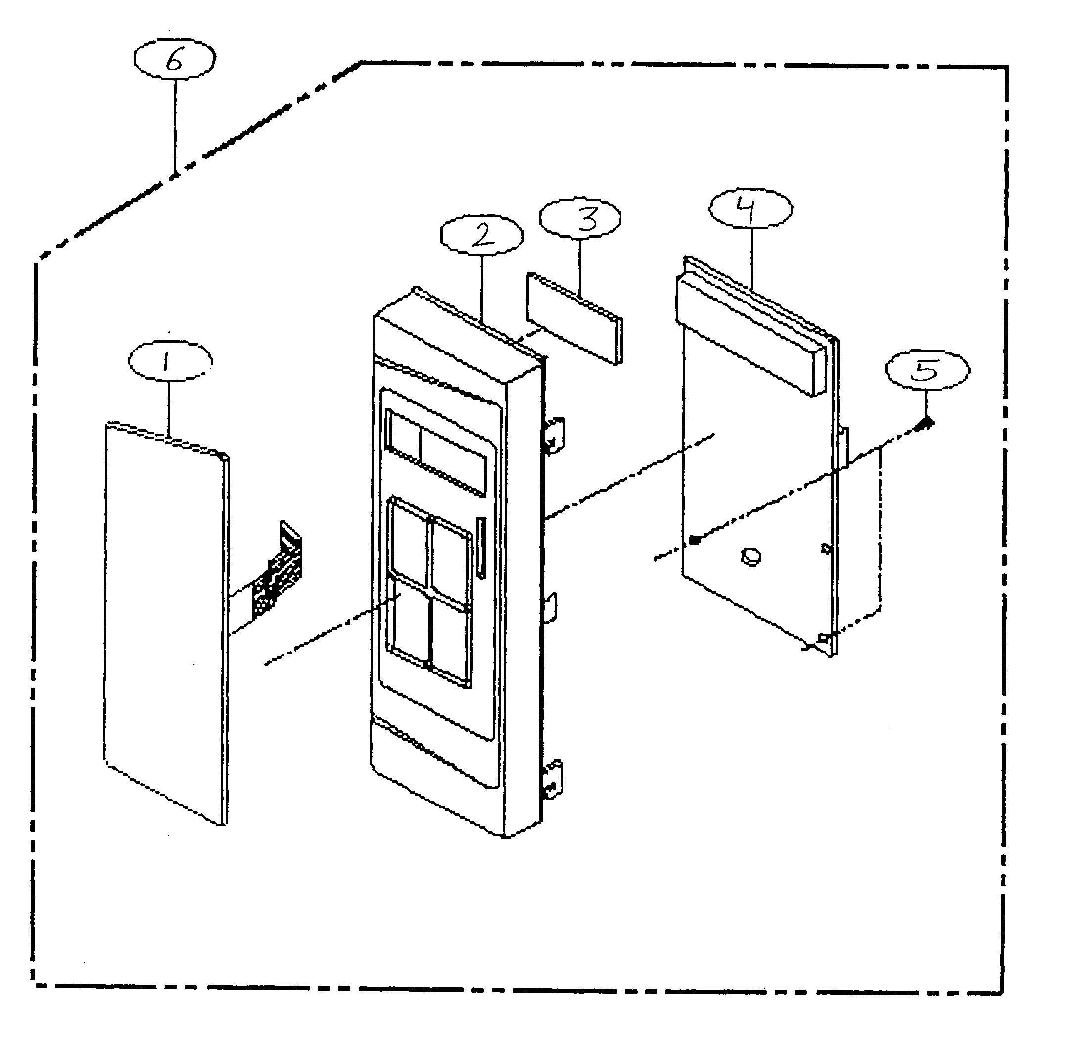 Kenmore 72161282000 cabinet parts diagram