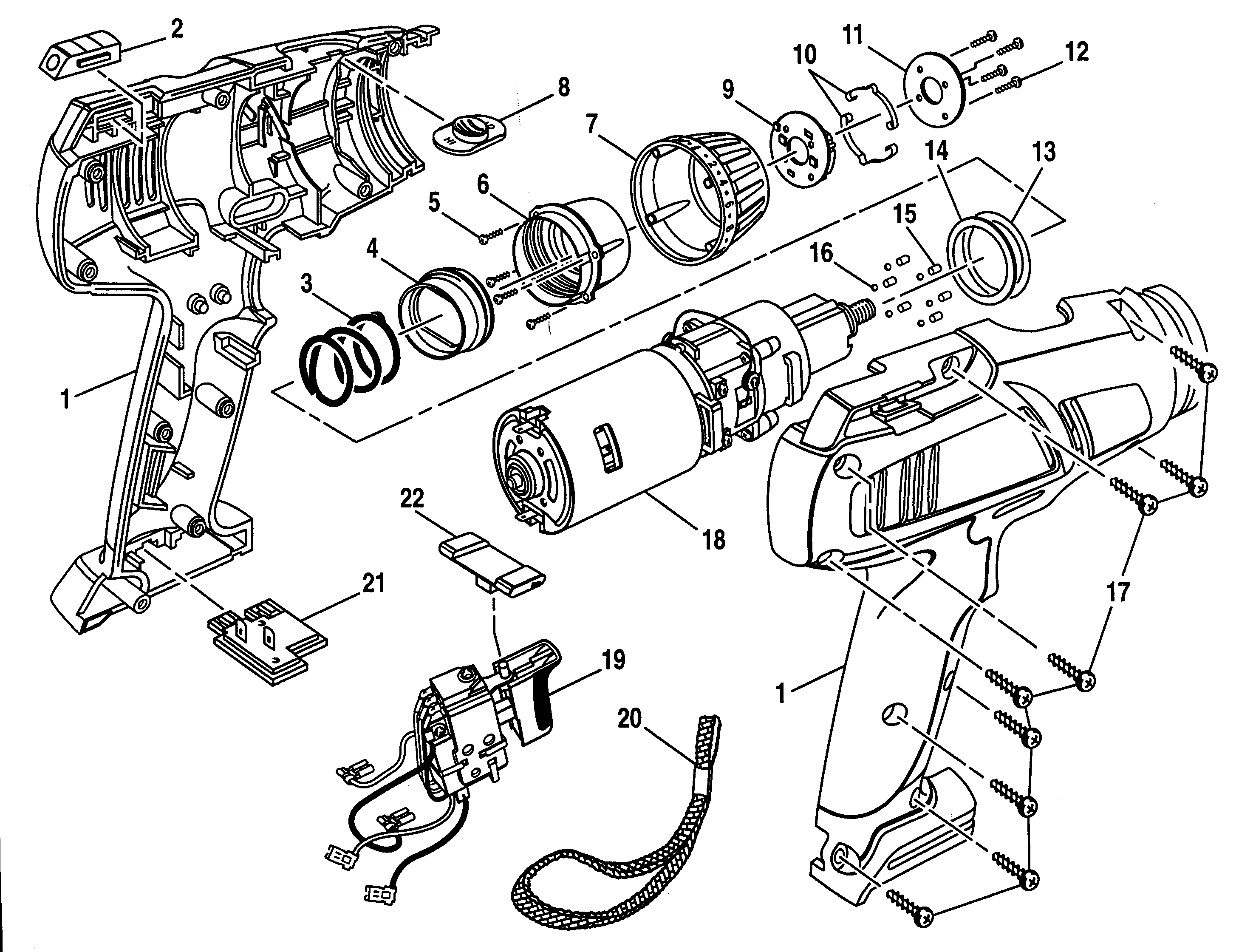 Craftsman 315271251 drill 315271241 diagram