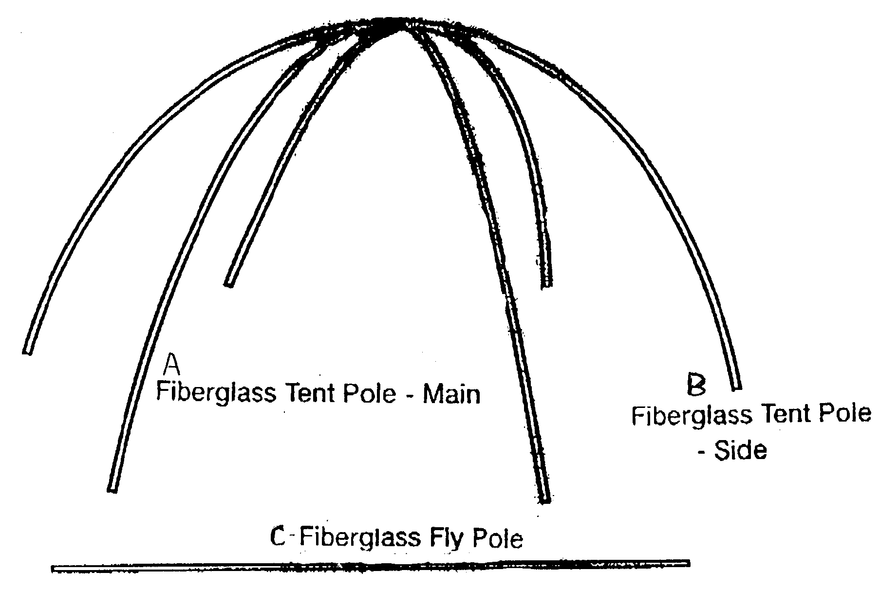 Wenzel 711010 dome tent diagram