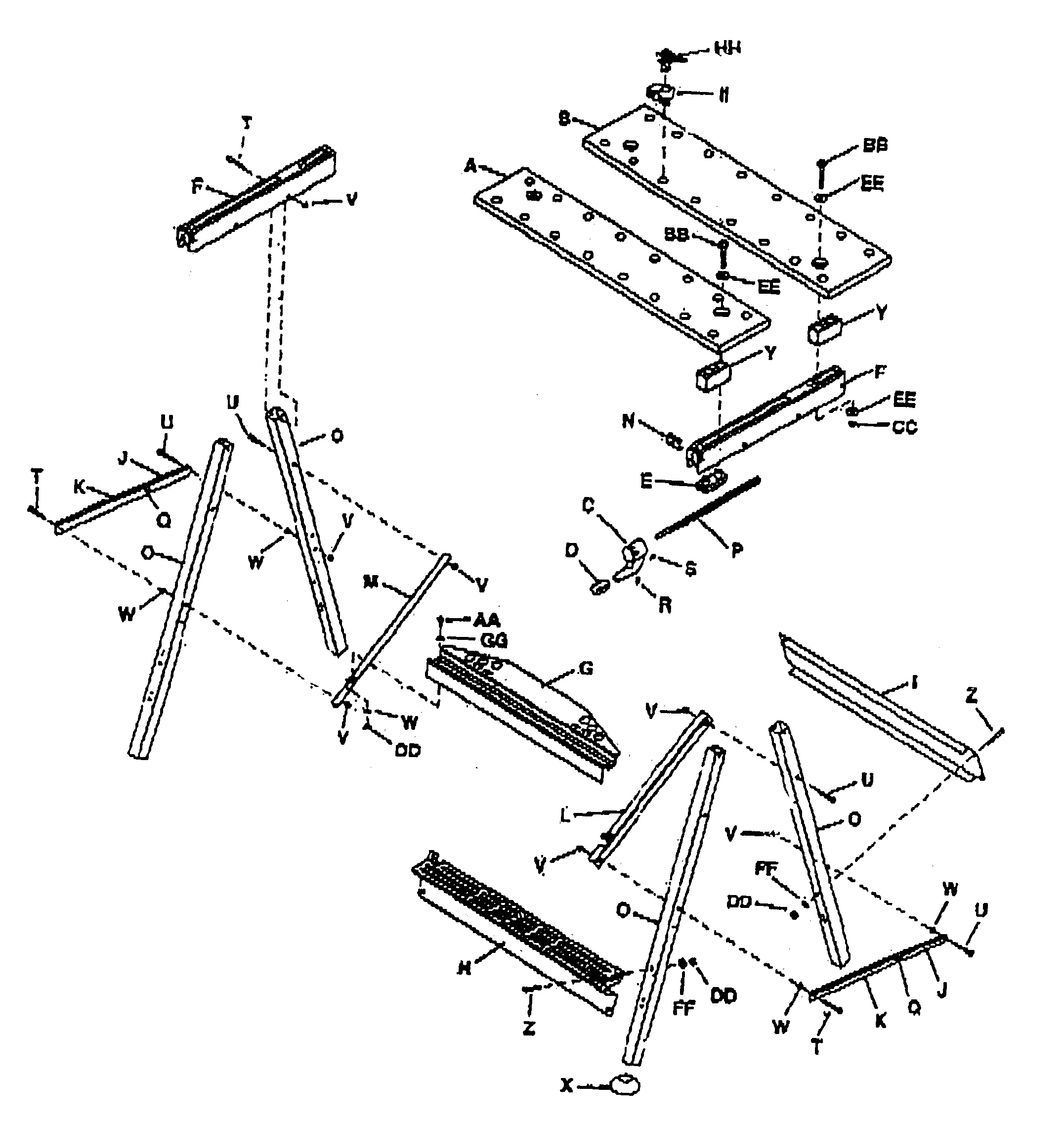 Craftsman 69565857 workbench diagram