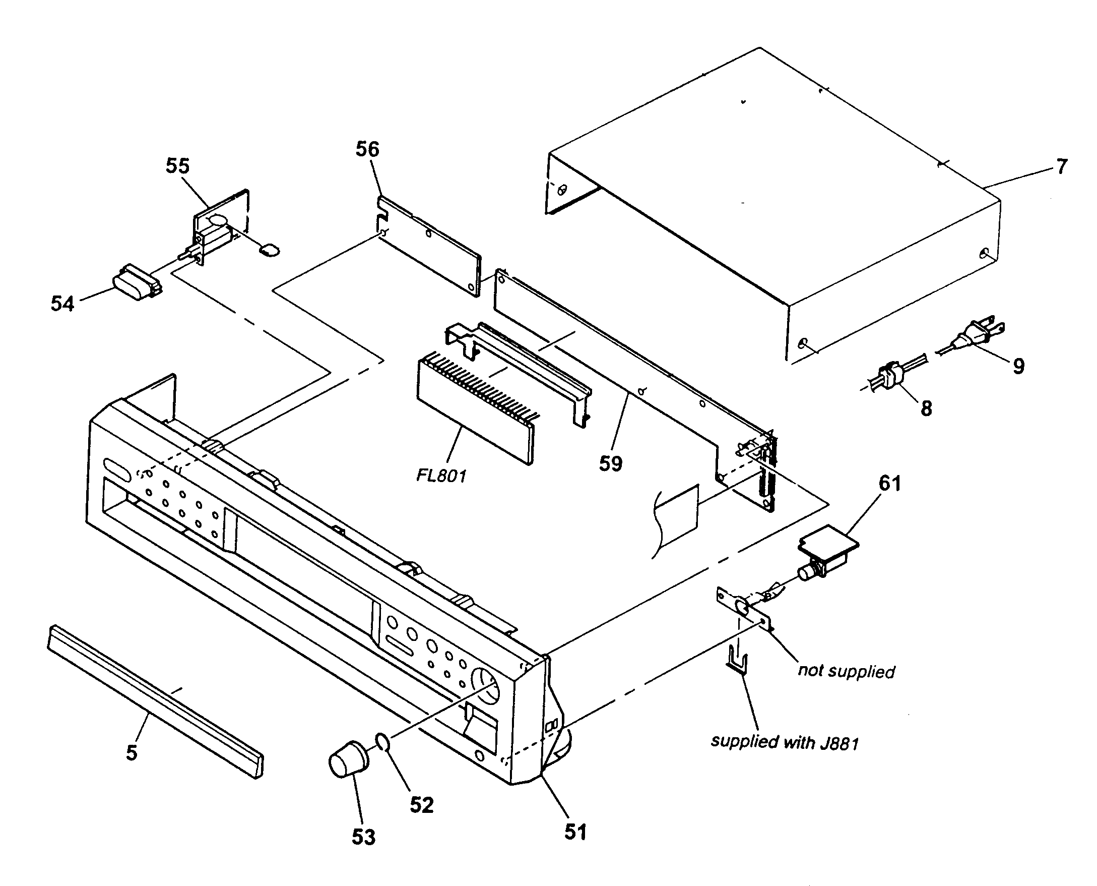 Sony CDP-CE375 cabinet parts diagram