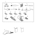 Kenmore 38516020100 accessory set / foot control diagram