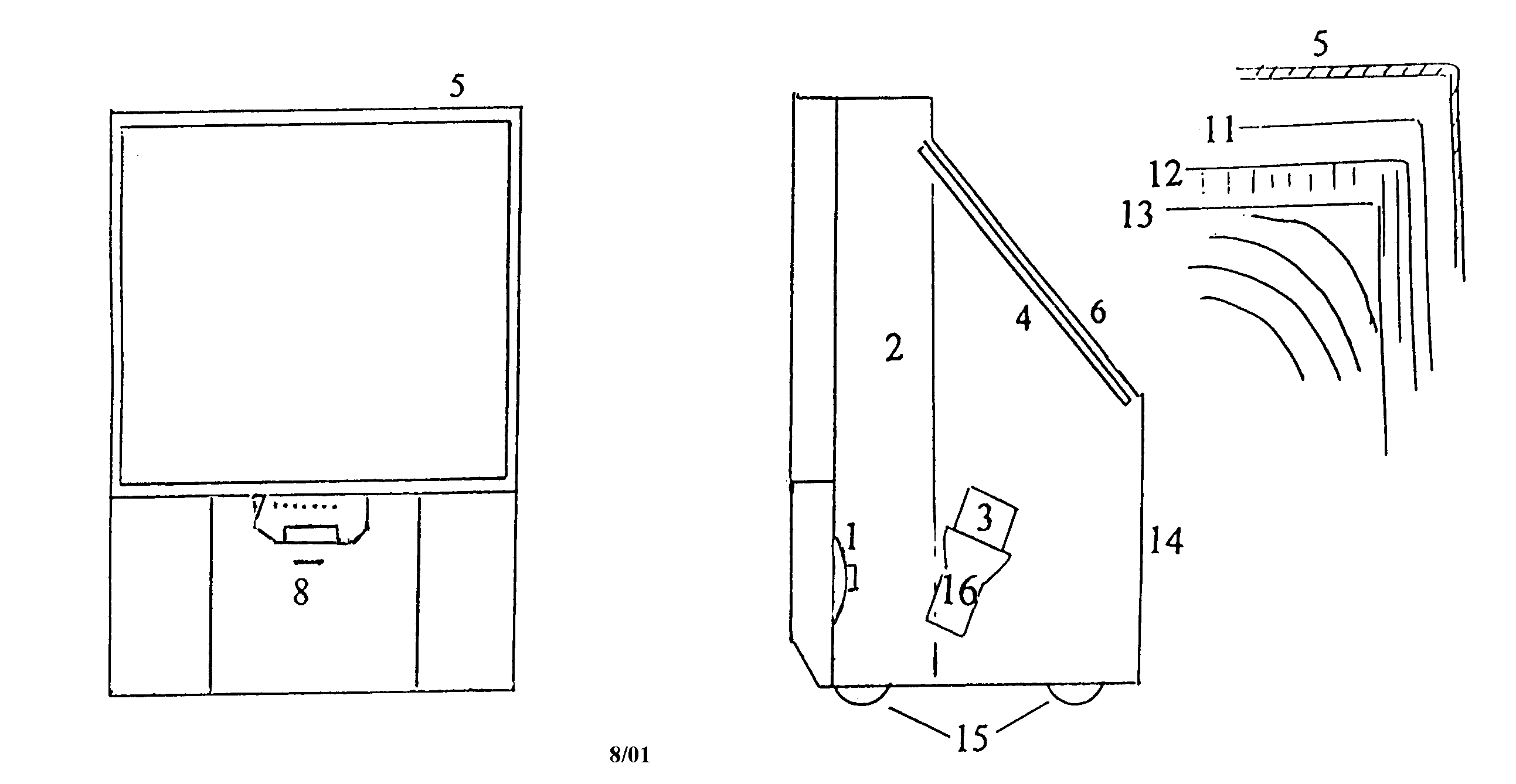 Panasonic PT-56HX41CE cabinet parts diagram