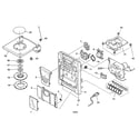 Aiwa LCX-107 cabinet parts diagram