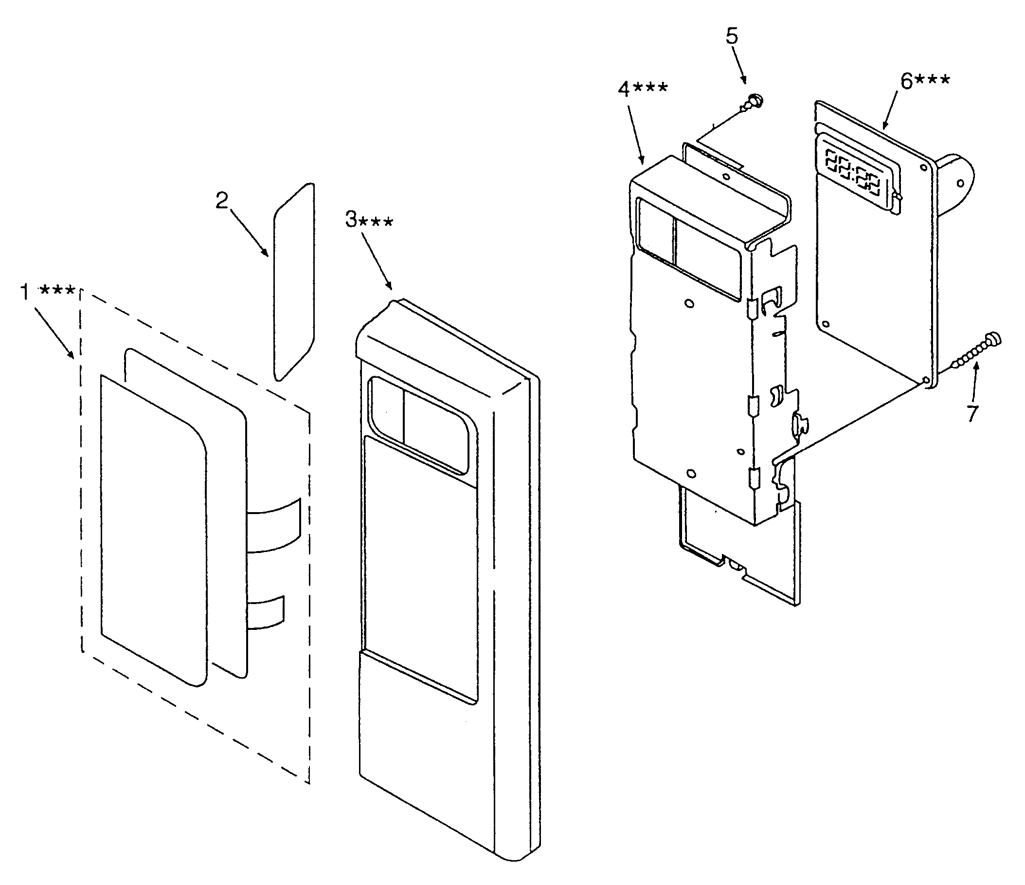 Kenmore 56561582010 control panel diagram