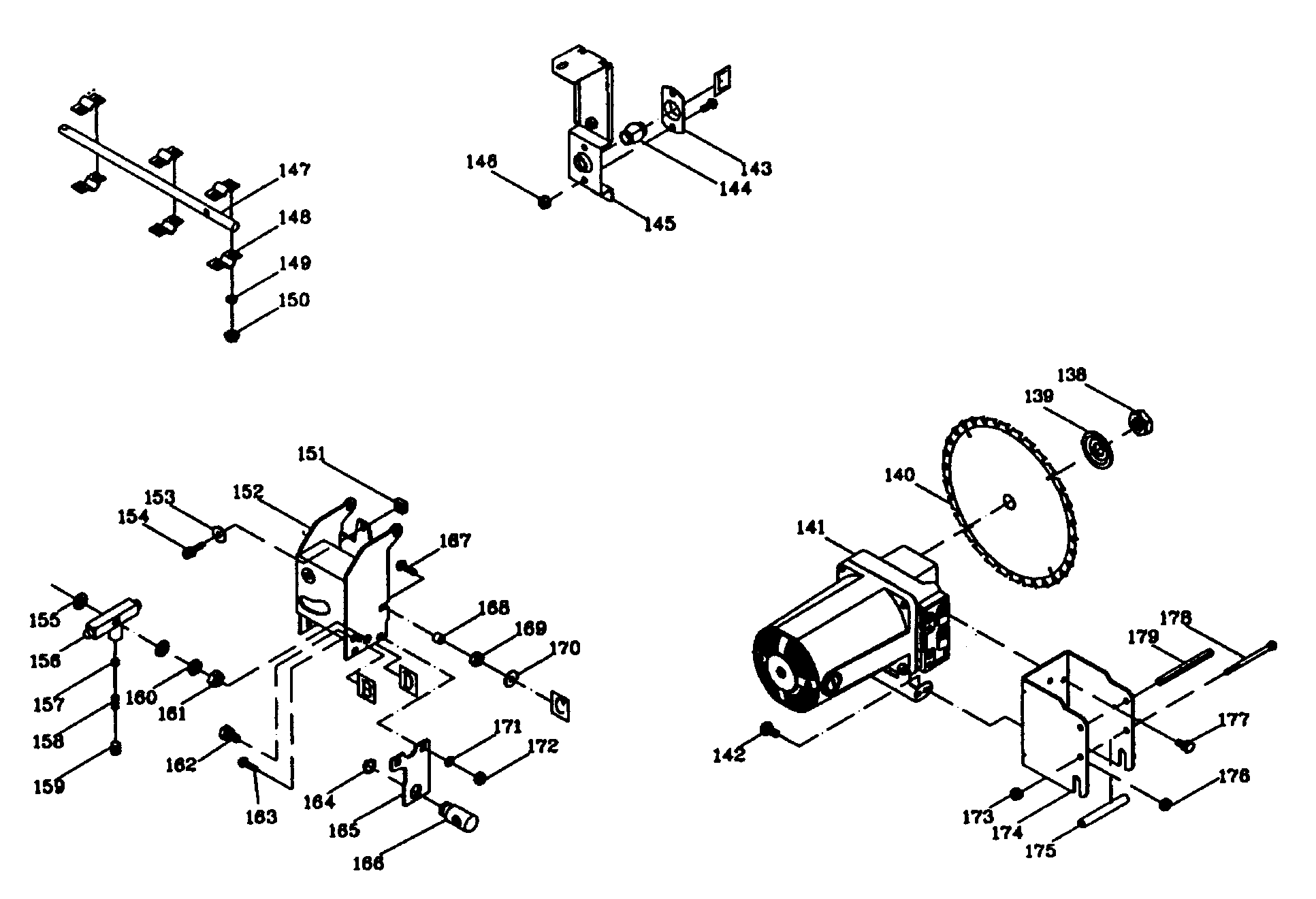 Craftsman 137248250 motor mount diagram