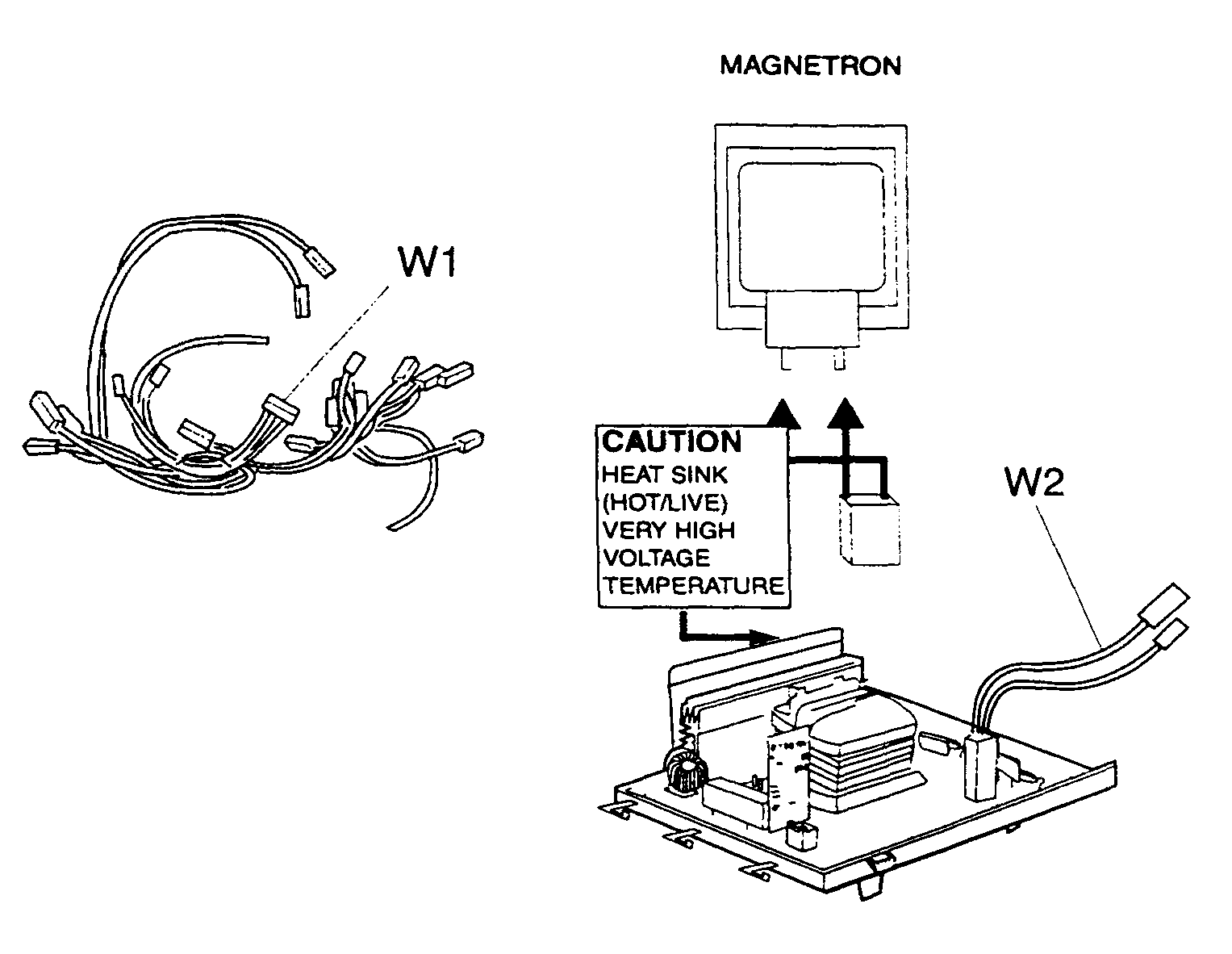 Panasonic NN-S950 wiring material diagram