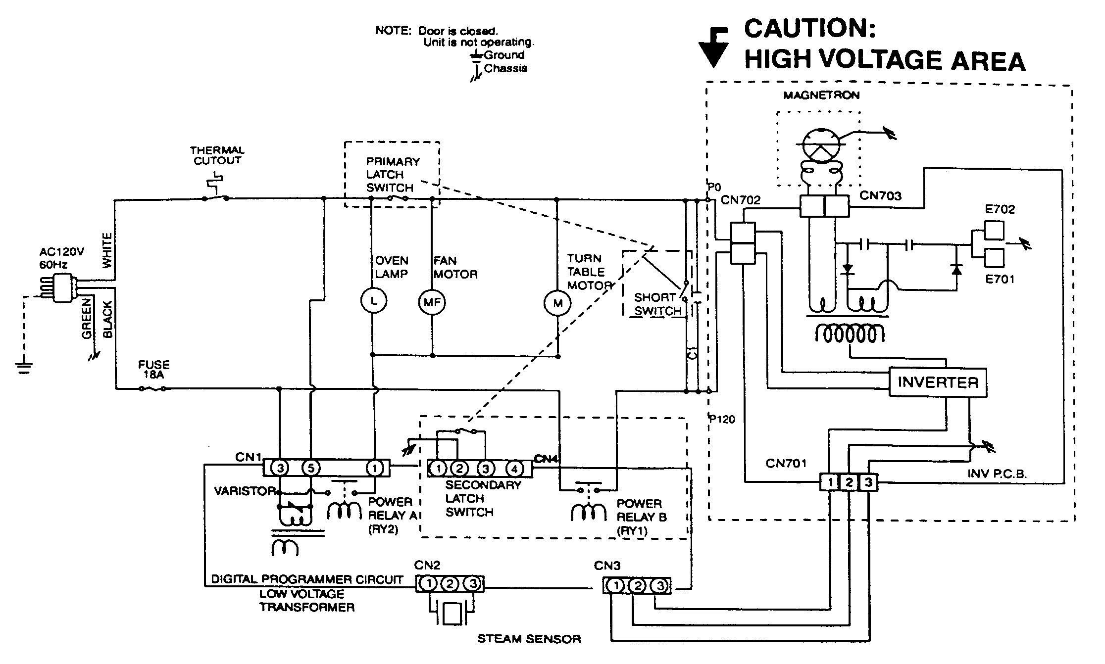 Panasonic NN-S950 schematic diagram diagram
