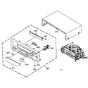 Sansui VHF6010C cabinet parts diagram