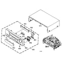Sansui VCR4510D cabinet parts diagram