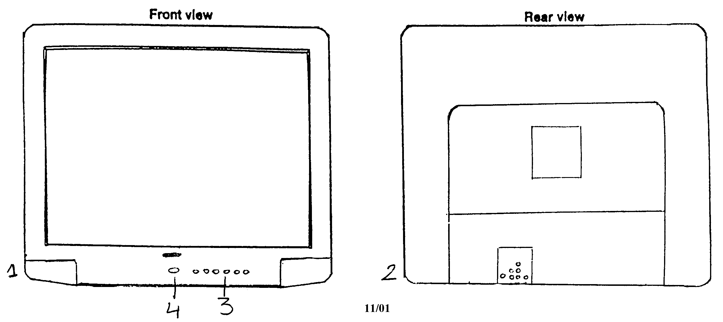 RCA F31317YX1 cabinet parts diagram
