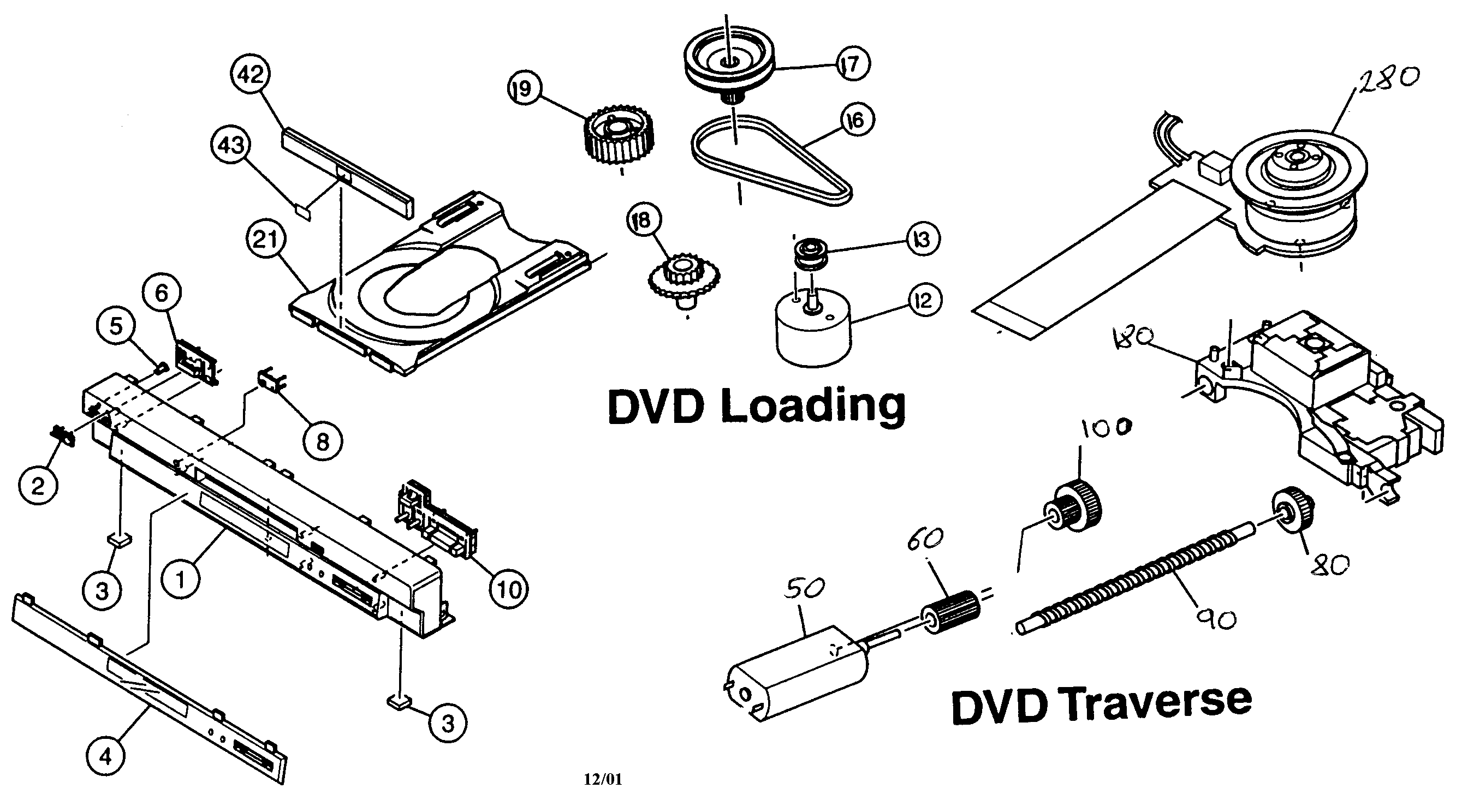 JVC XV-S65GD cabinet parts diagram