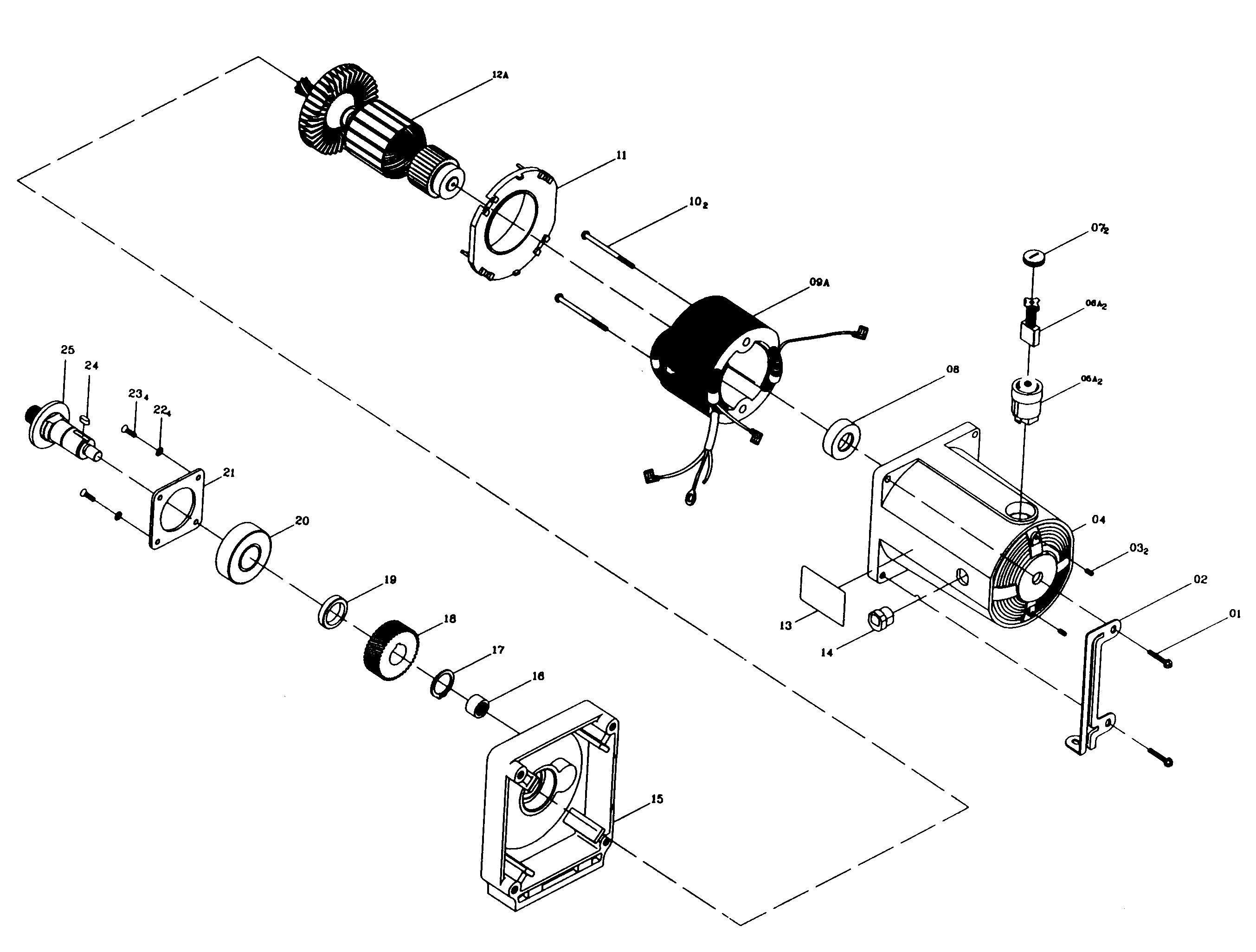 Craftsman 137248481 motor breakdown diagram