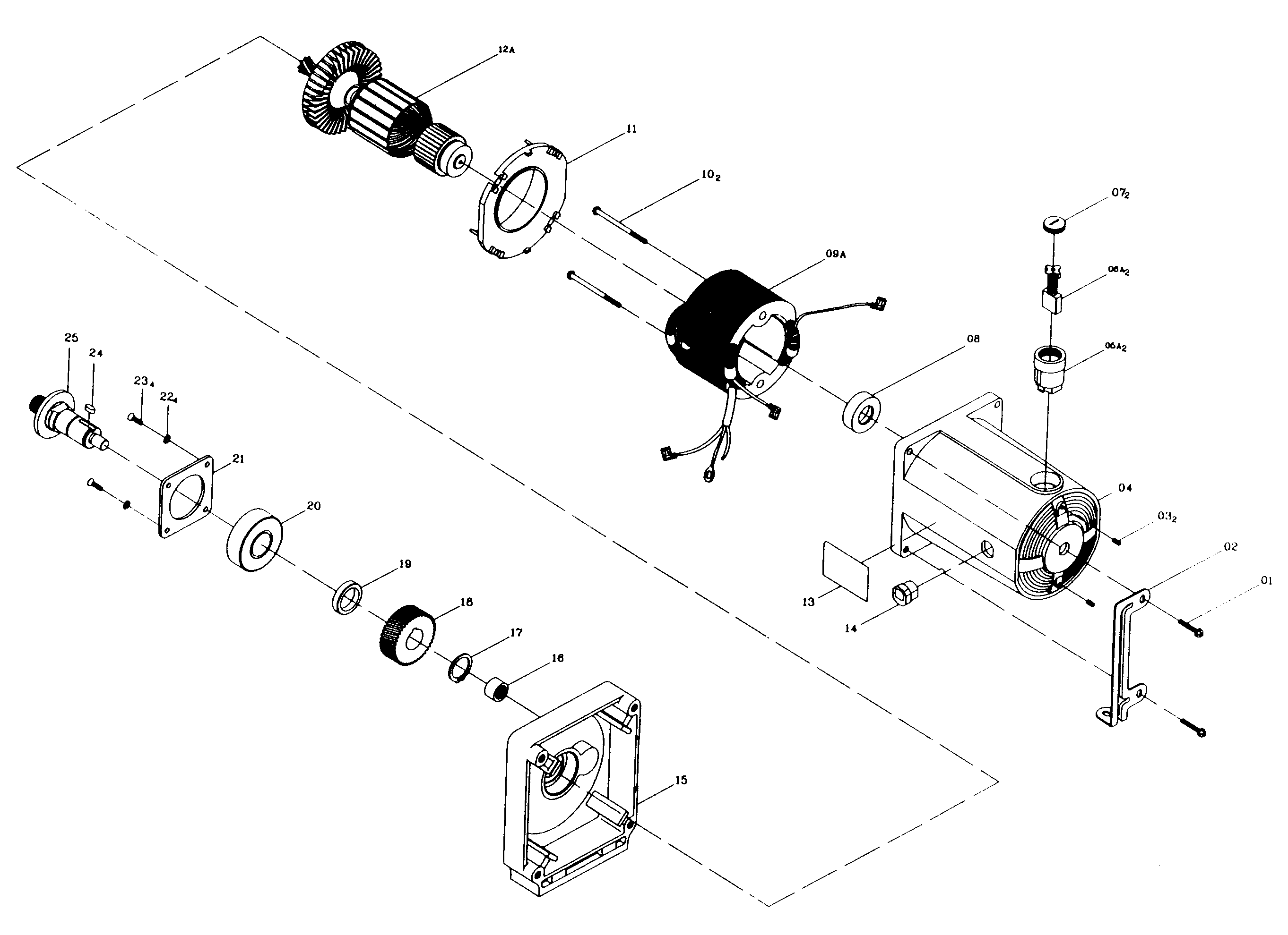 Craftsman 137248480 motor breakdown diagram