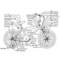 Sears 130452030 bicycle diagram