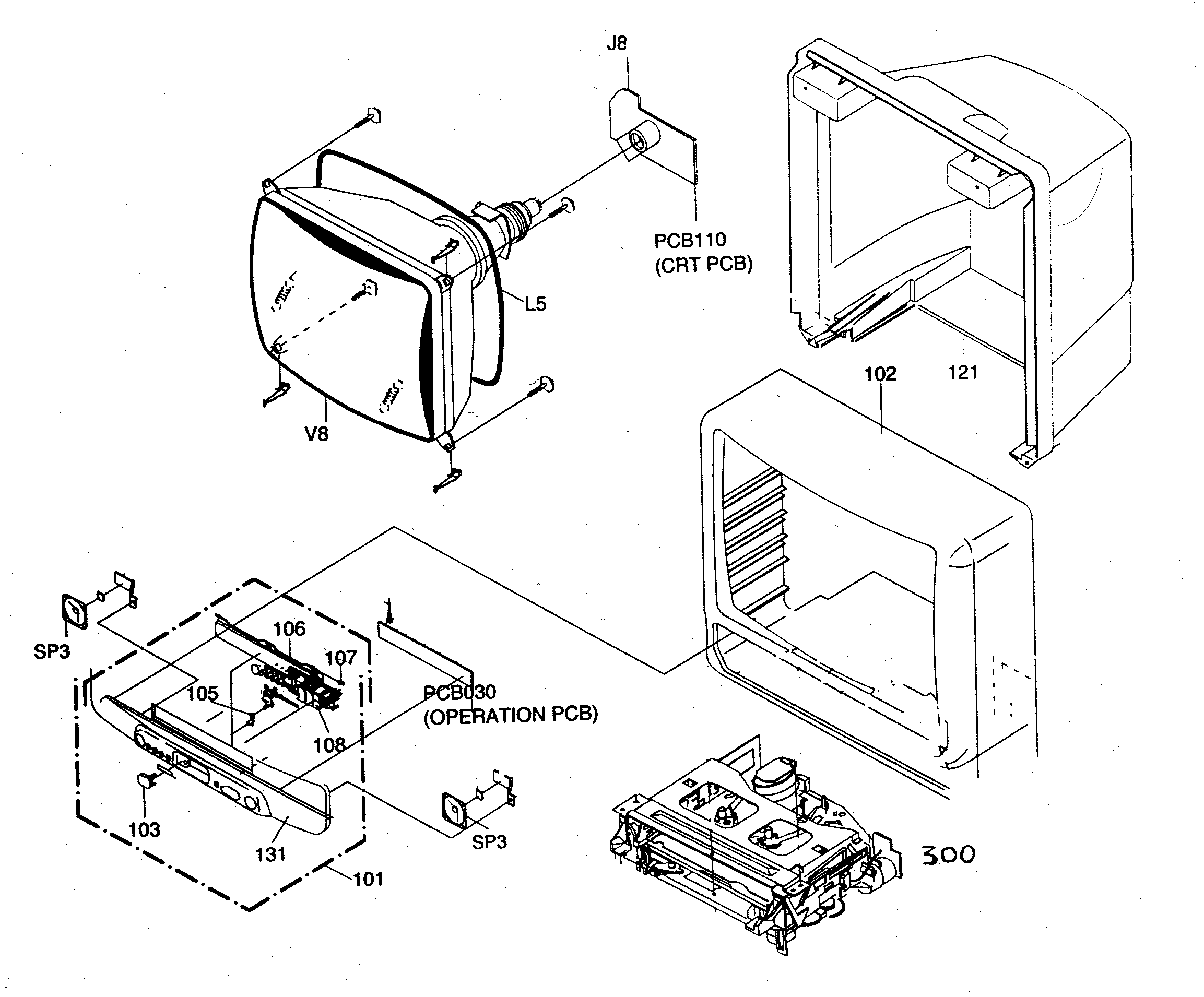 Zenith TVBR1942Z tvbr2542z,tv diagram